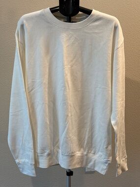 Men's Crewneck Sweatshirt in Off-White